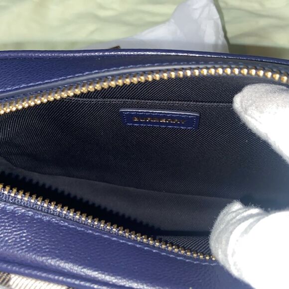 BNWT - BURBERRY SMALL PLAID CHECKERED LEATHER CAMERA CROSSBODY BAG - Picture 8 of 8